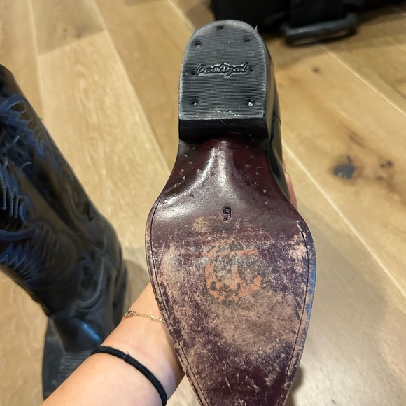 Pastizal women’s black and blue cowboy boots size 8 - Picture 7 of 7